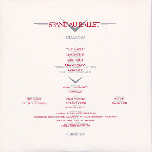 Spandau Ballet : Diamond (LP, Album)