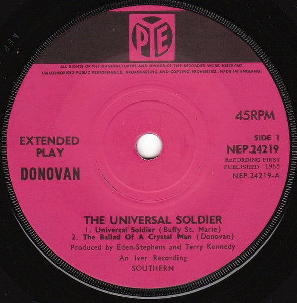 Donovan : The Universal Soldier (7", EP, Mono)