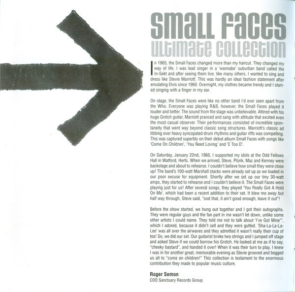 Small Faces : Ultimate Collection (2xCD, Comp, RE)