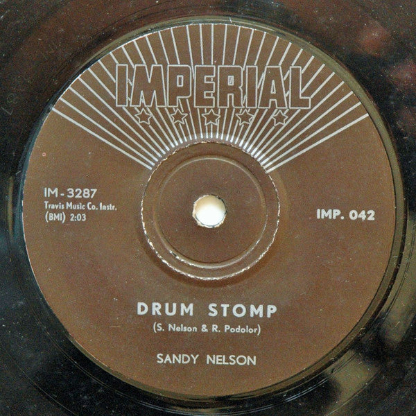 Sandy Nelson : Drum Stomp / Drummin' Up A Storm (7")