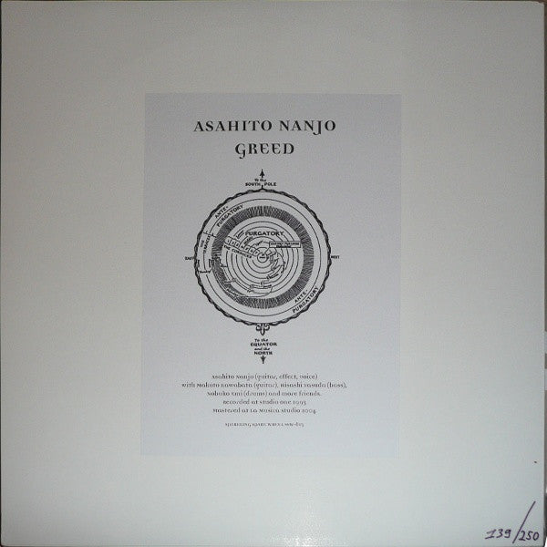 Asahito Nanjo : Greed (LP, Ltd, Num)