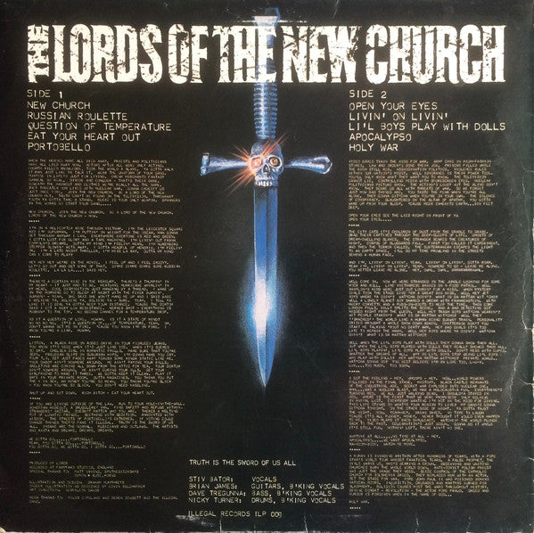 The Lords Of The New Church* : The Lords Of The New Church (LP, Album)