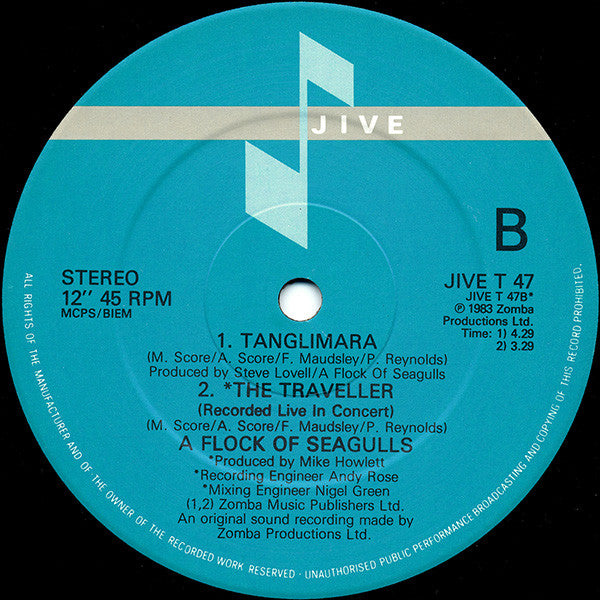 A Flock Of Seagulls : (It's Not Me) Talking (12", Single)