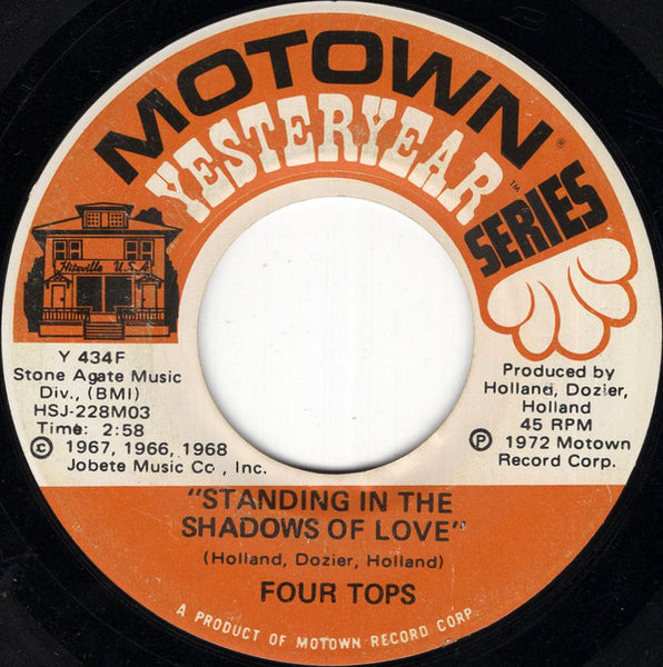 Four Tops : Reach Out, I'll Be There / Standing In The Shadows Of Love (7")