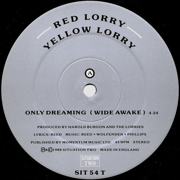 Red Lorry Yellow Lorry : Only Dreaming (Wide Awake) (12", Single)