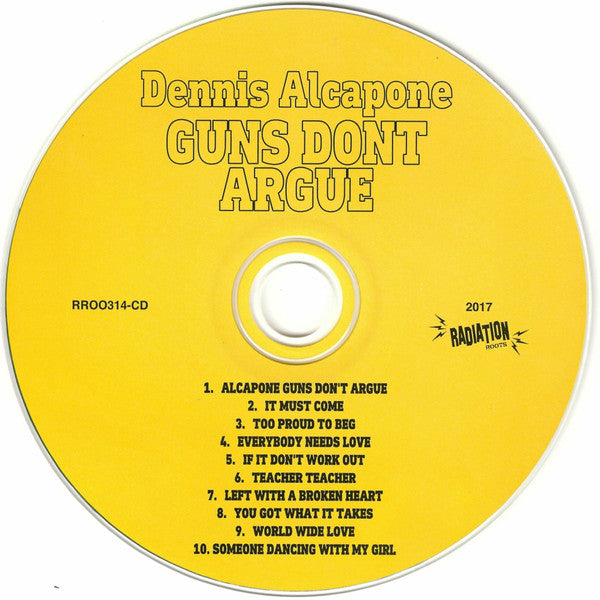 Dennis Alcapone : Guns Don't Argue (CD, Album, RE)