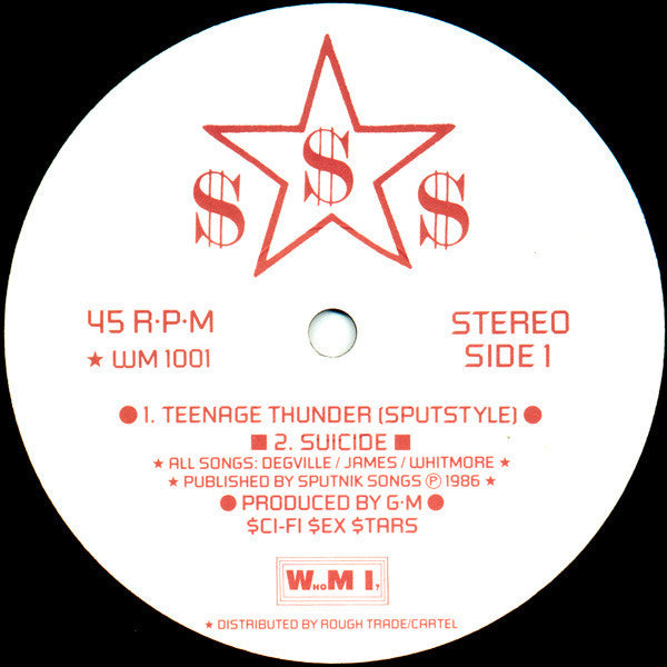 Sci-Fi Sex Stars : Rockit Miss U·S·A· / Teenage Thunder (12", Single, Ltd, Cen)