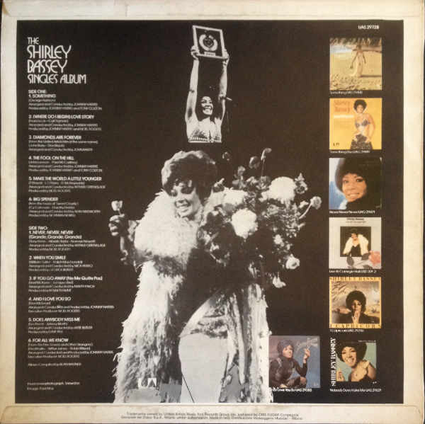 Shirley Bassey : The Shirley Bassey Singles Album (LP, Comp)