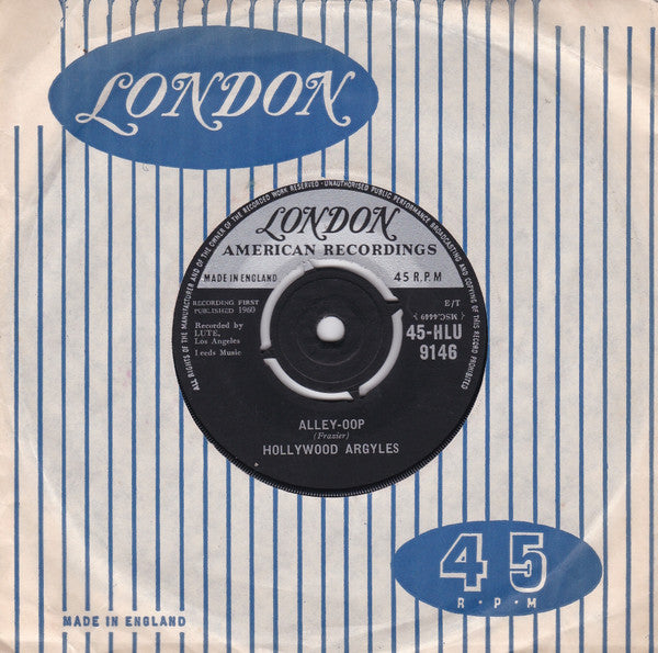 Hollywood Argyles : Alley-Oop / Sho' Know A Lot About Love (7")