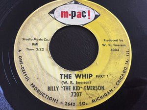 Billy Emerson : The Whip (7", Single)