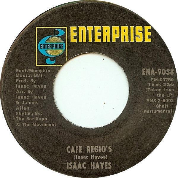 Isaac Hayes : Theme From Shaft (7", Single, Ame)