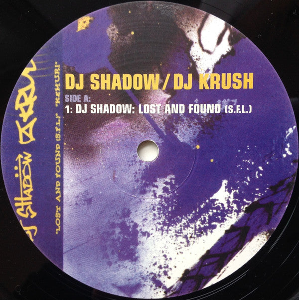 Dj shadow / lost and found / Dj krush / kemuri cr648s102402 - レコード