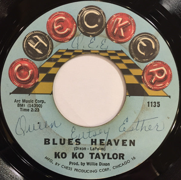 Koko Taylor : Wang Dang Doodle / Blues Heaven (7", Single, Styrene, Mon)