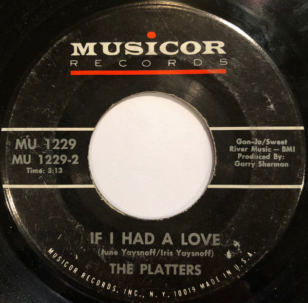 The Platters : With This Ring (7", Single)