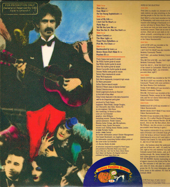 Frank Zappa : Tinsel Town Rebellion (2xLP, Album, Ter)