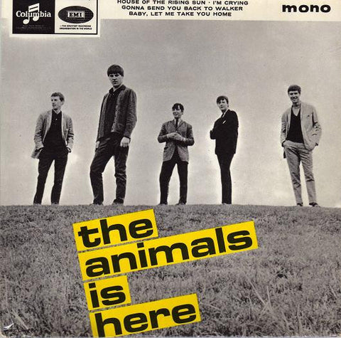 The Animals : The Animals Is Here (7", EP, Mono)