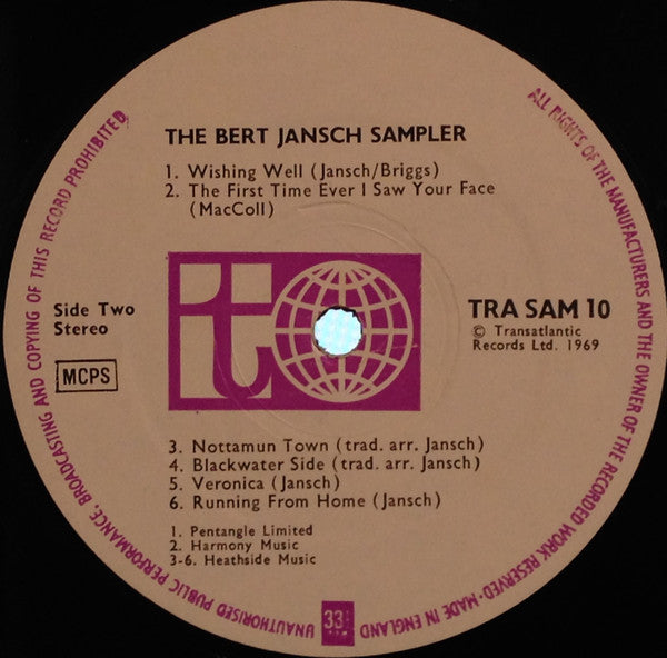 Bert Jansch : The Bert Jansch Sampler (LP, Comp)