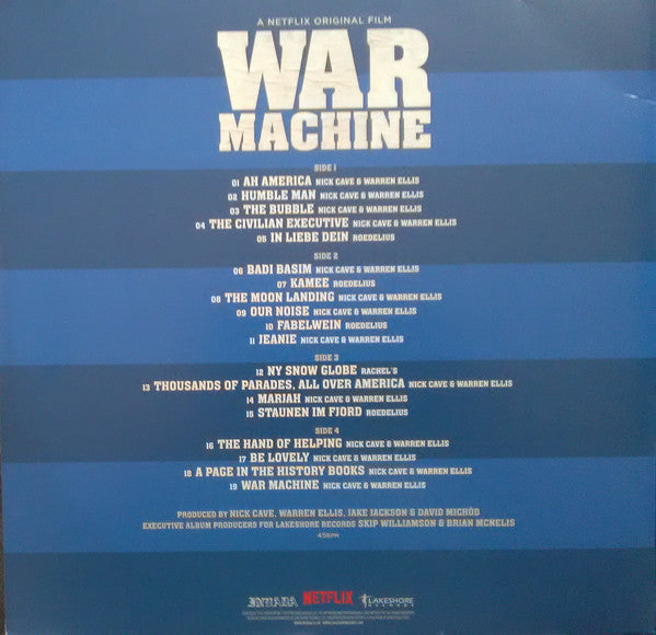 Nick Cave & Warren Ellis : War Machine (Original Score) (2xLP, Album, Whi)