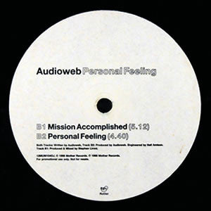 Audioweb : Personal Feeling (12", Promo)