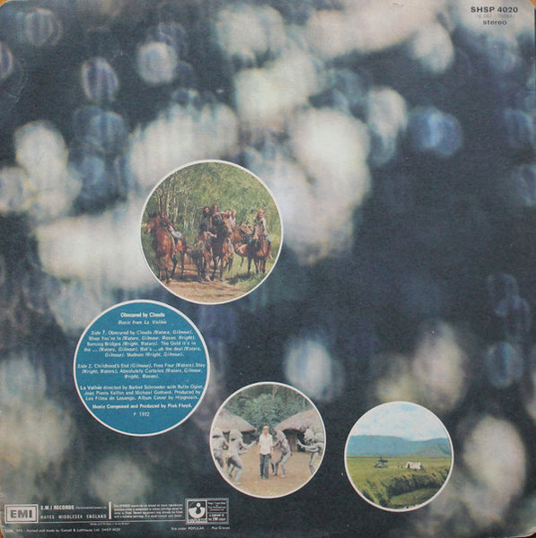 Pink Floyd : Obscured By Clouds (LP, Album, 1st)