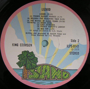 King Crimson : Lizard (LP, Album)