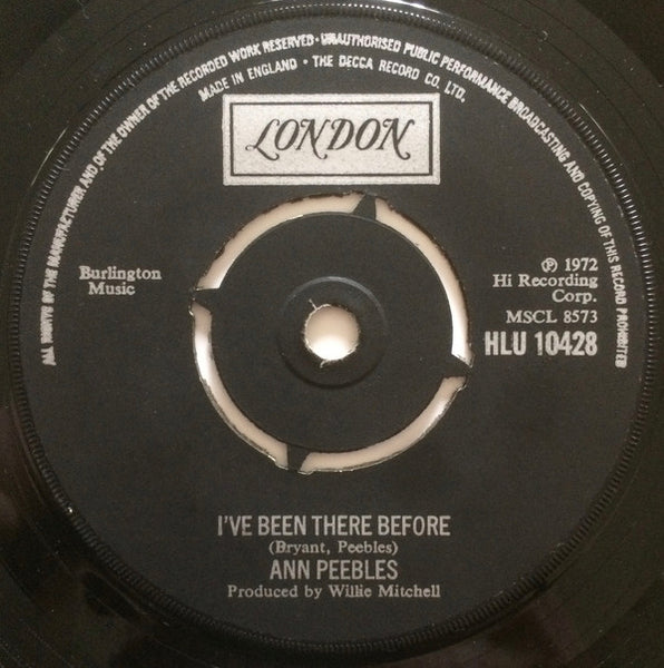 Ann Peebles : I Can't Stand The Rain  (7", Single, Lab)