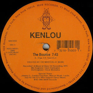 Kenlou : The Bounce / Gimme Groove (12")
