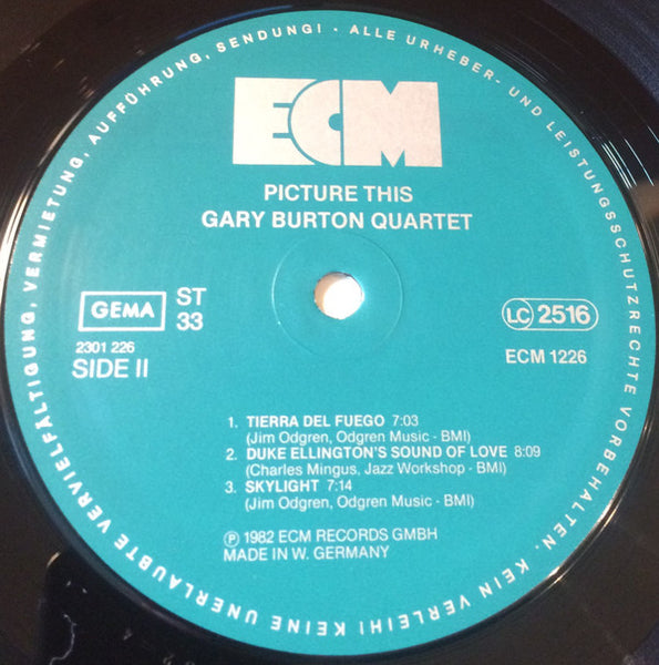 Gary Burton Quartet : Picture This (LP, Album)