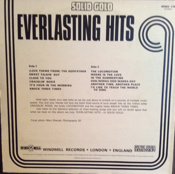 Unknown Artist : Everlasting Hits (LP)