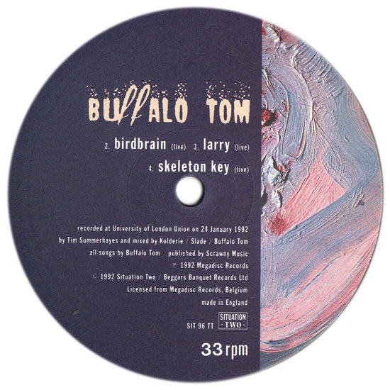 Buffalo Tom : Taillights Fade (10", Single)