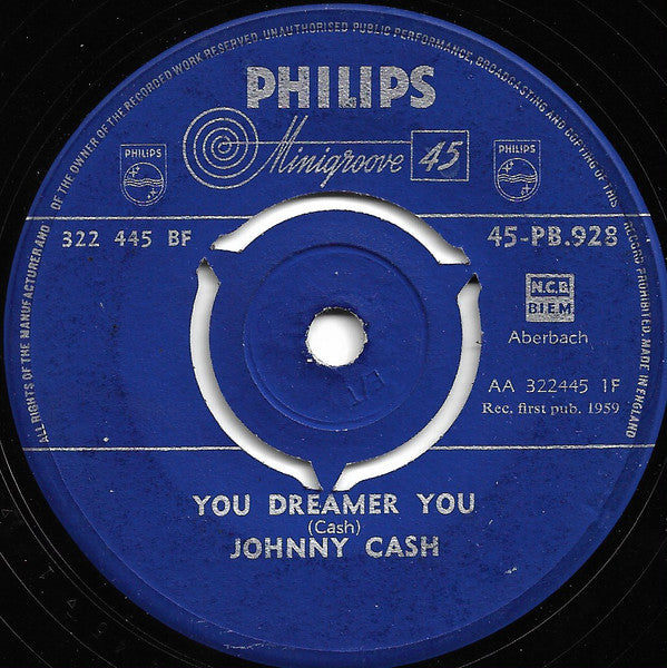 Johnny Cash : You Dreamer You (7")