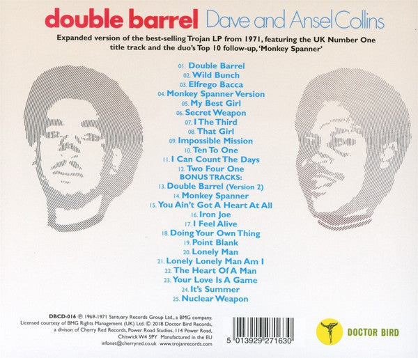 Dave & Ansel Collins : Double Barrel (CD, Album, RE, Exp)