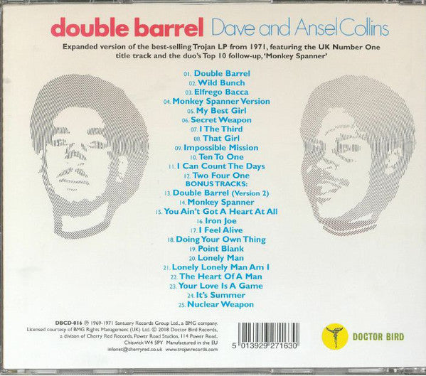 Dave & Ansel Collins : Double Barrel (CD, Album, RE, Exp)