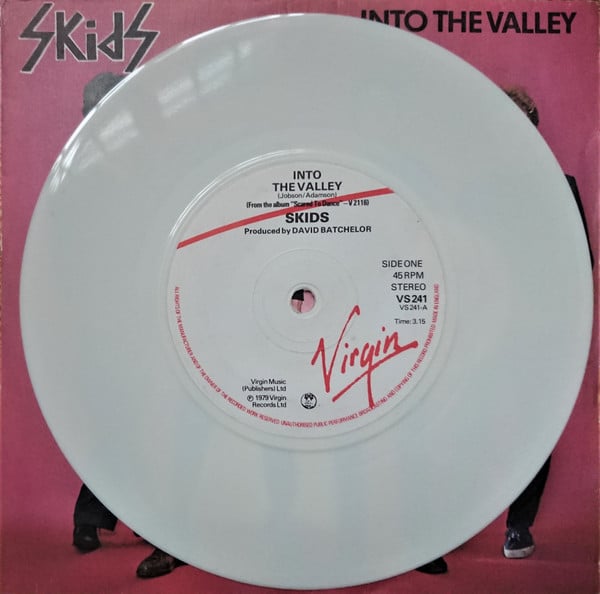 Skids : Into The Valley (7", Single, Whi)