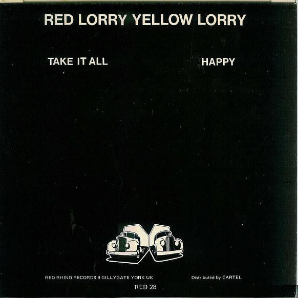 Red Lorry Yellow Lorry : Take It All (7", Single)