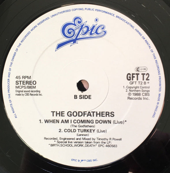 The Godfathers : Cause I Said So (12")