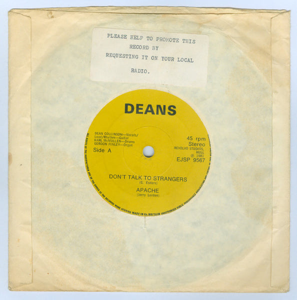 Dean Collinson : Don't Talk To Strangers (7", EP)