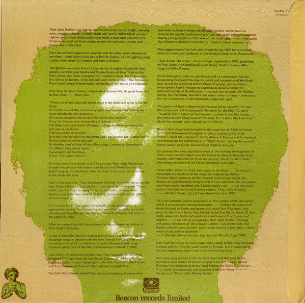 Ram John Holder : Bootleg Blues (LP)