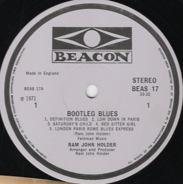 Ram John Holder : Bootleg Blues (LP)