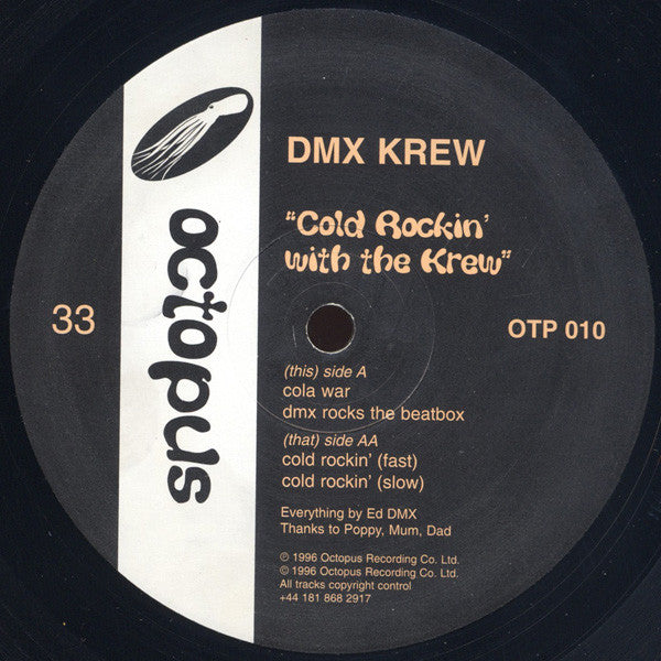 DMX Krew : Cold Rockin' With The Krew (12")