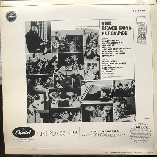 The Beach Boys : Pet Sounds (LP, Album, RE)