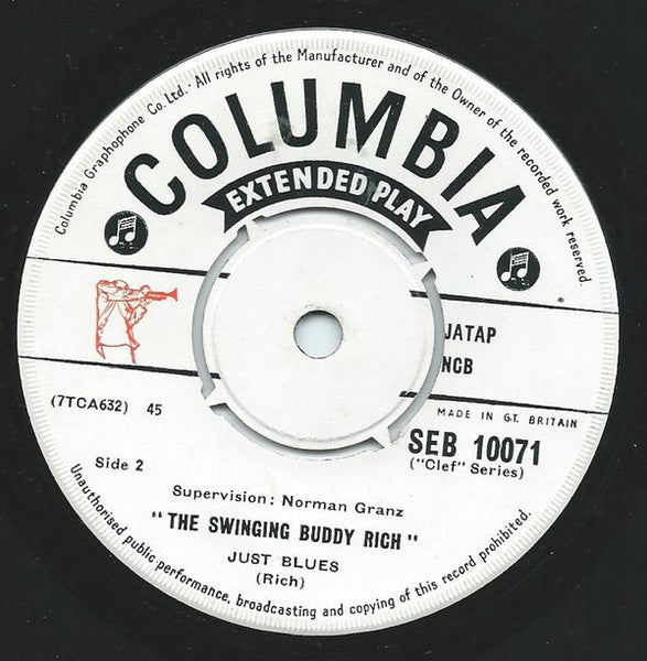 Buddy Rich : The Swinging Buddy Rich (7", EP)