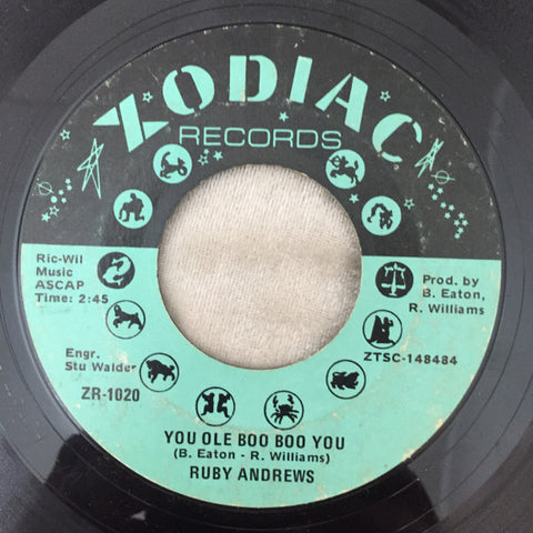 Ruby Andrews : You Ole Boo Boo You / Gotta Break Away (7", Single, Ter)