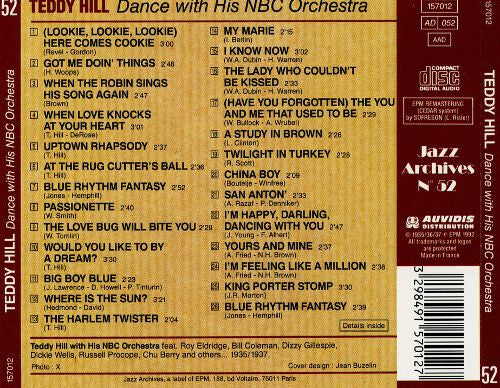 Teddy Hill And His NBC Orchestra : Dance With His NBC Orchestra: Complete Edition (CD, Comp, RM)