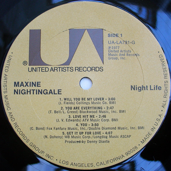 Maxine Nightingale : Night Life (LP, Album)