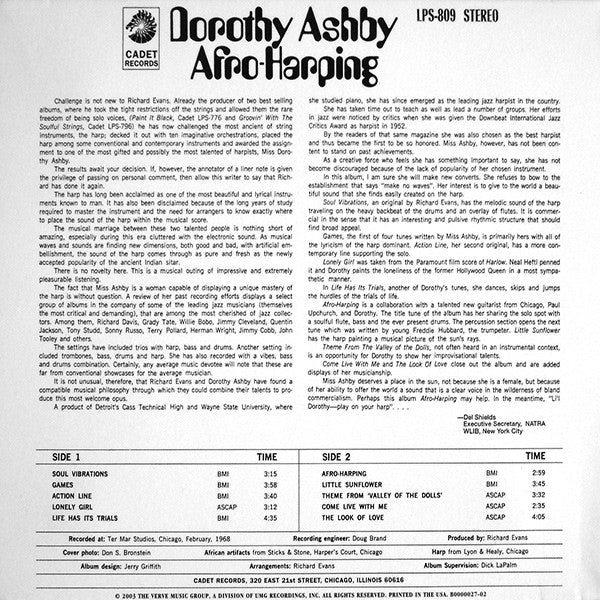 Buy Dorothy Ashby : Afro-Harping (CD, Album, Ltd, RE, RM, Dig) Online for a  great price