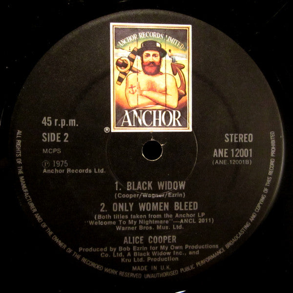 Alice Cooper (2) : Four Tracks From Alice Cooper / Welcome To My Nightmare (12", EP)