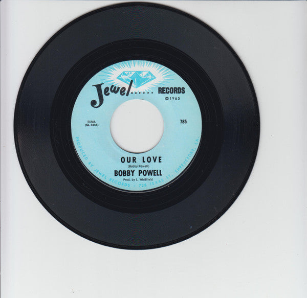 Bobby Powell : Our Love / Red Sails In The Sunset (7", Single, Styrene)