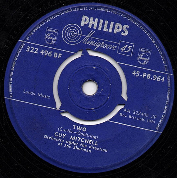 Guy Mitchell : Heartaches By The Number (7")