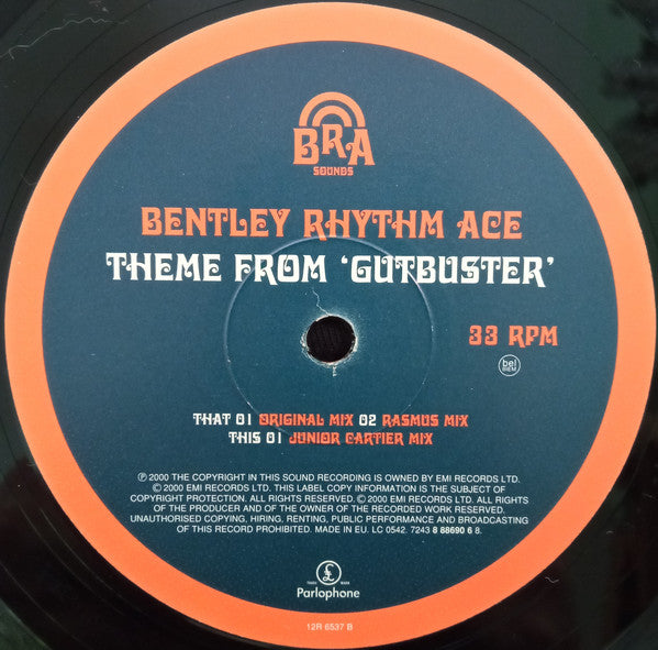 Bentley Rhythm Ace : Theme From 'Gutbuster' (12", Single)